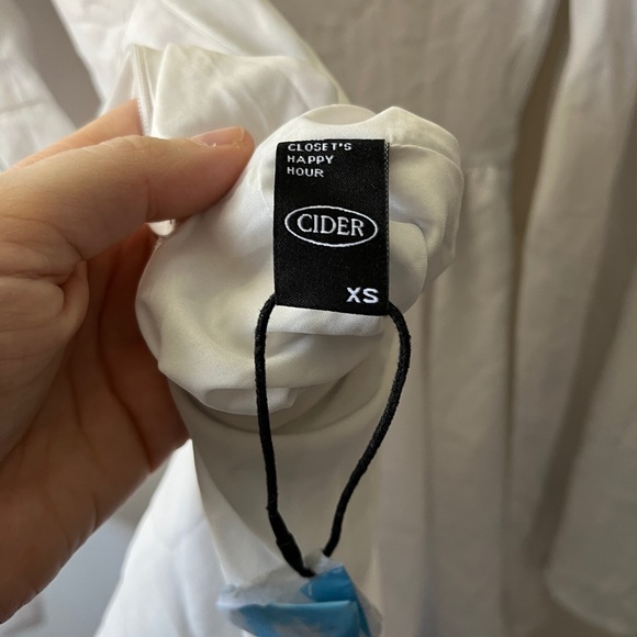 Cider Flowy Flounce Sleeve Corset Mini Dress - Picture 4 of 4